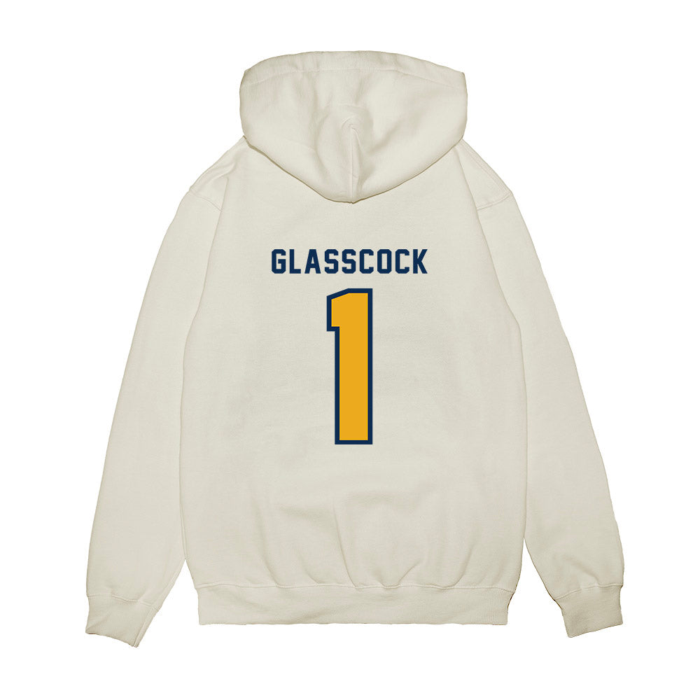 West Virginia - NCAA Baseball : JJ Glasscock - Omaneers Premium Hooded Sweatshirt-1