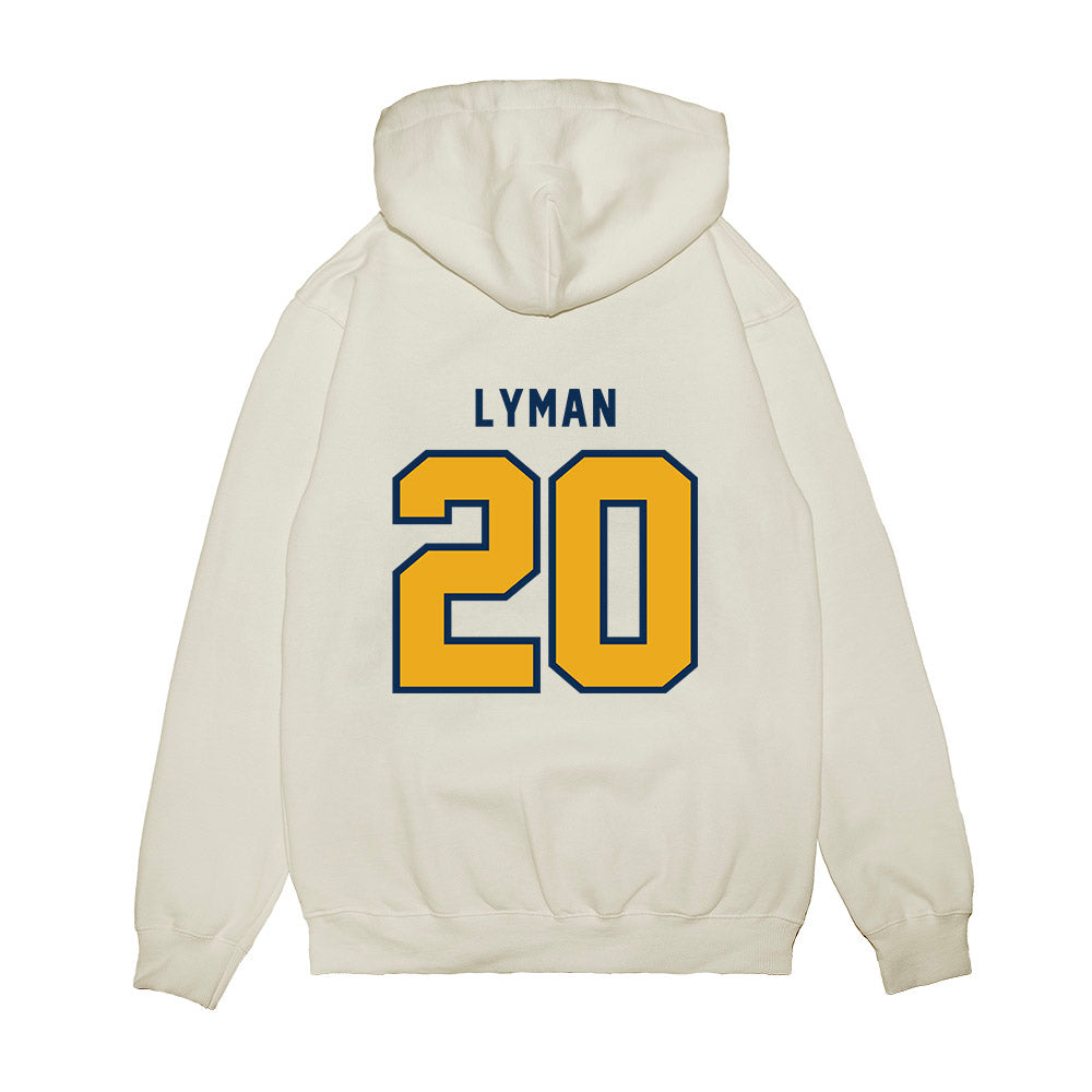 West Virginia - NCAA Baseball : Luke Lyman - Omaneers Premium Hooded Sweatshirt-1