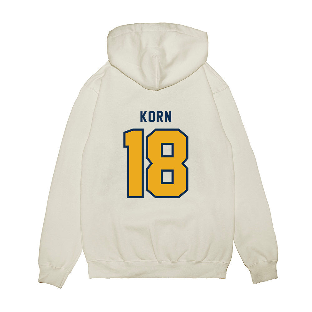 West Virginia - NCAA Baseball : Ian Korn - Omaneers Premium Hooded Sweatshirt-1