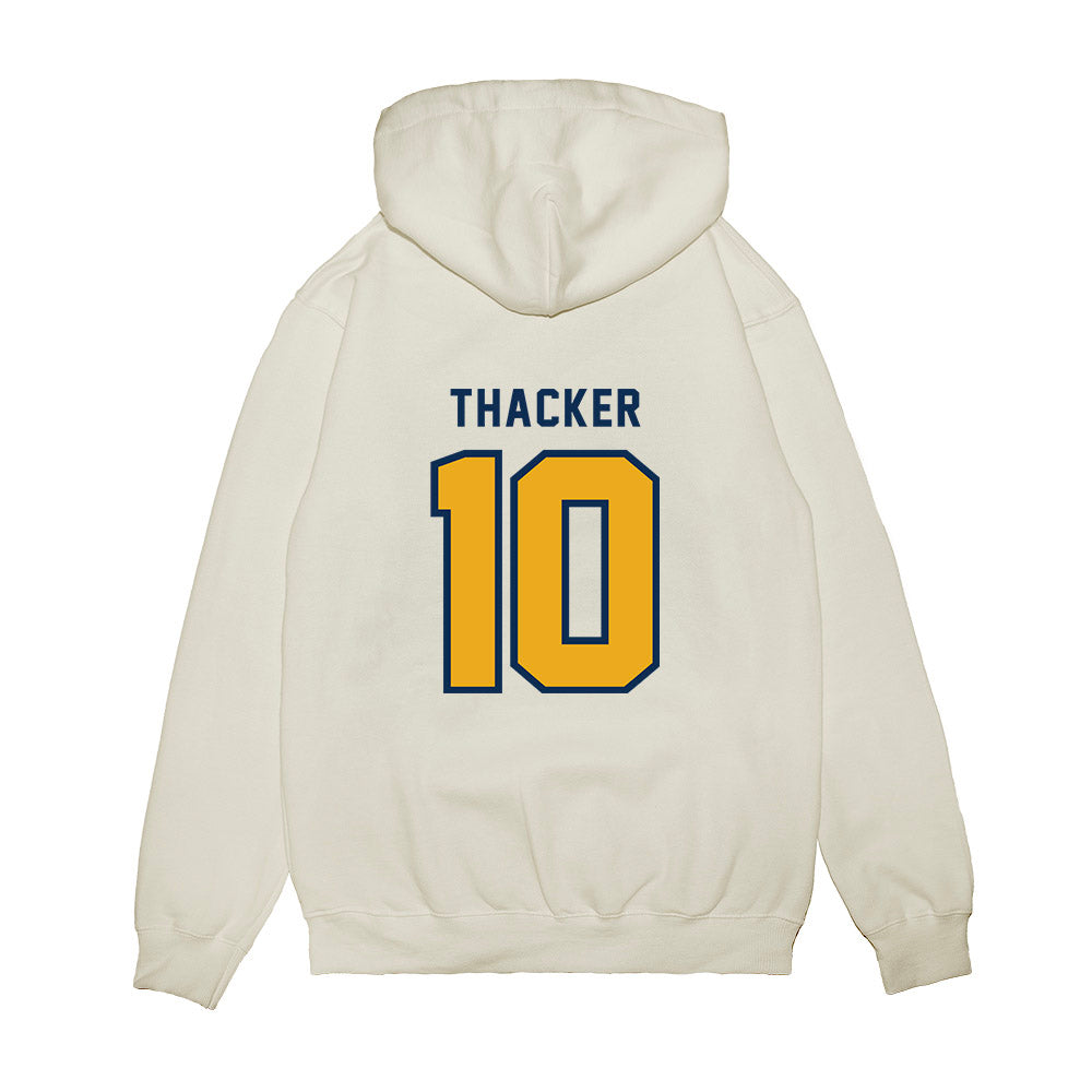 West Virginia - NCAA Baseball : Bryson Thacker - Omaneers Premium Hooded Sweatshirt-1