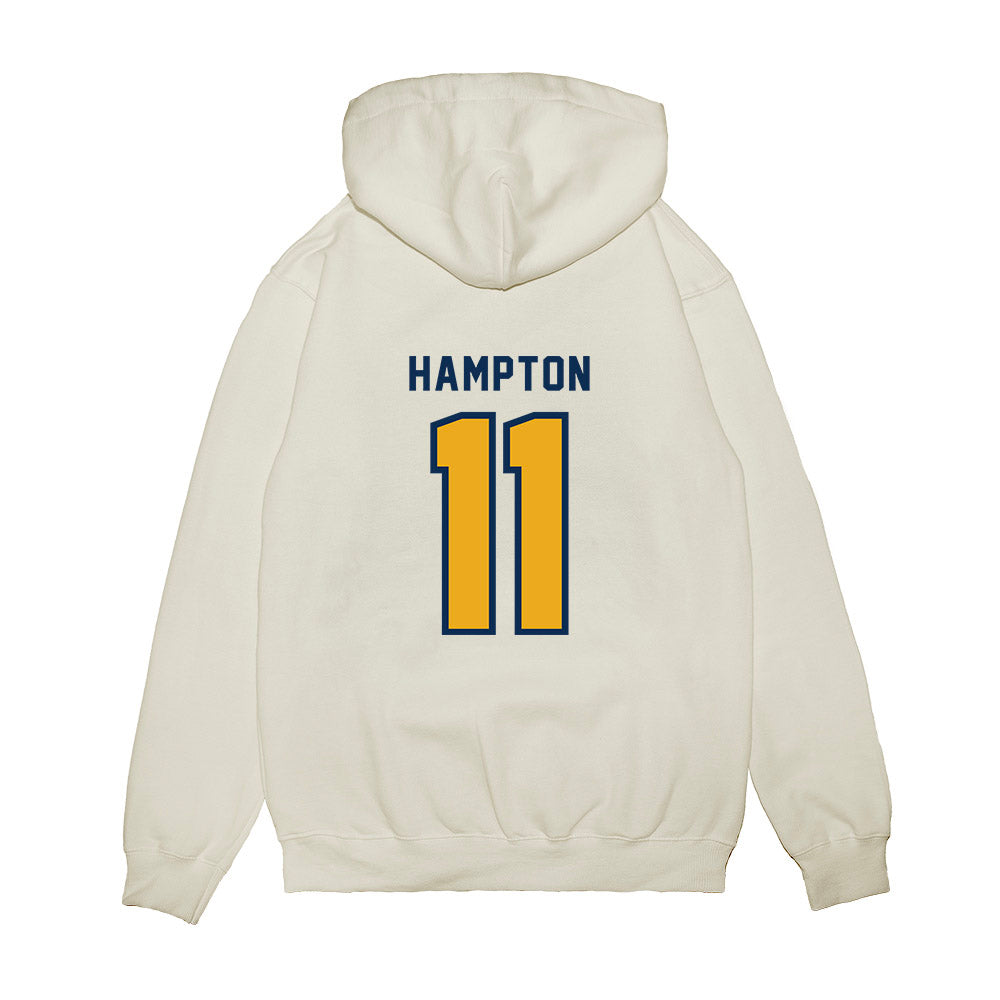 West Virginia - NCAA Baseball : Ben Hampton - Omaneers Premium Hooded Sweatshirt-1