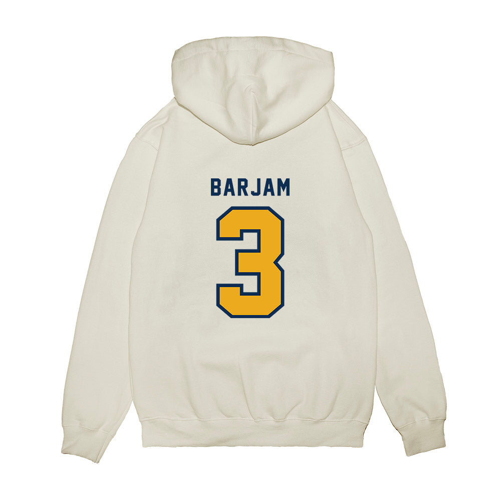 West Virginia - NCAA Baseball : Zahir Barjam - Omaneers Premium Hooded Sweatshirt-1