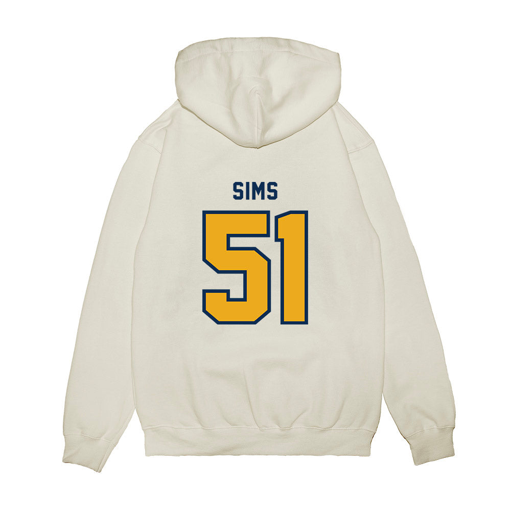 West Virginia - NCAA Baseball : Colton Sims - Omaneers Premium Hooded Sweatshirt-1