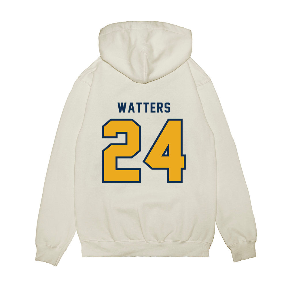 West Virginia - NCAA Baseball : Jacob Watters - Omaneers Premium Hooded Sweatshirt-1