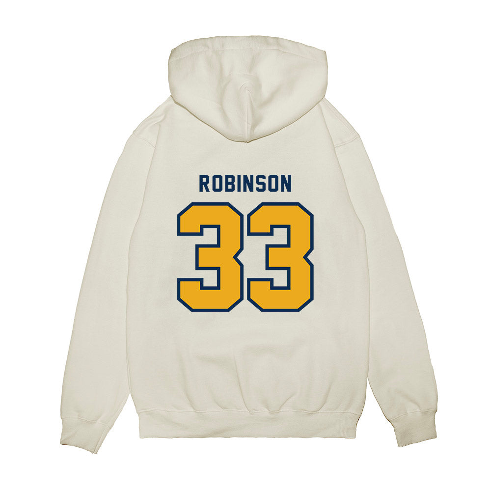 West Virginia - NCAA Baseball : Brayden Robinson - Omaneers Premium Hooded Sweatshirt-1