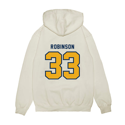 West Virginia - NCAA Baseball : Brayden Robinson - Omaneers Premium Hooded Sweatshirt-1