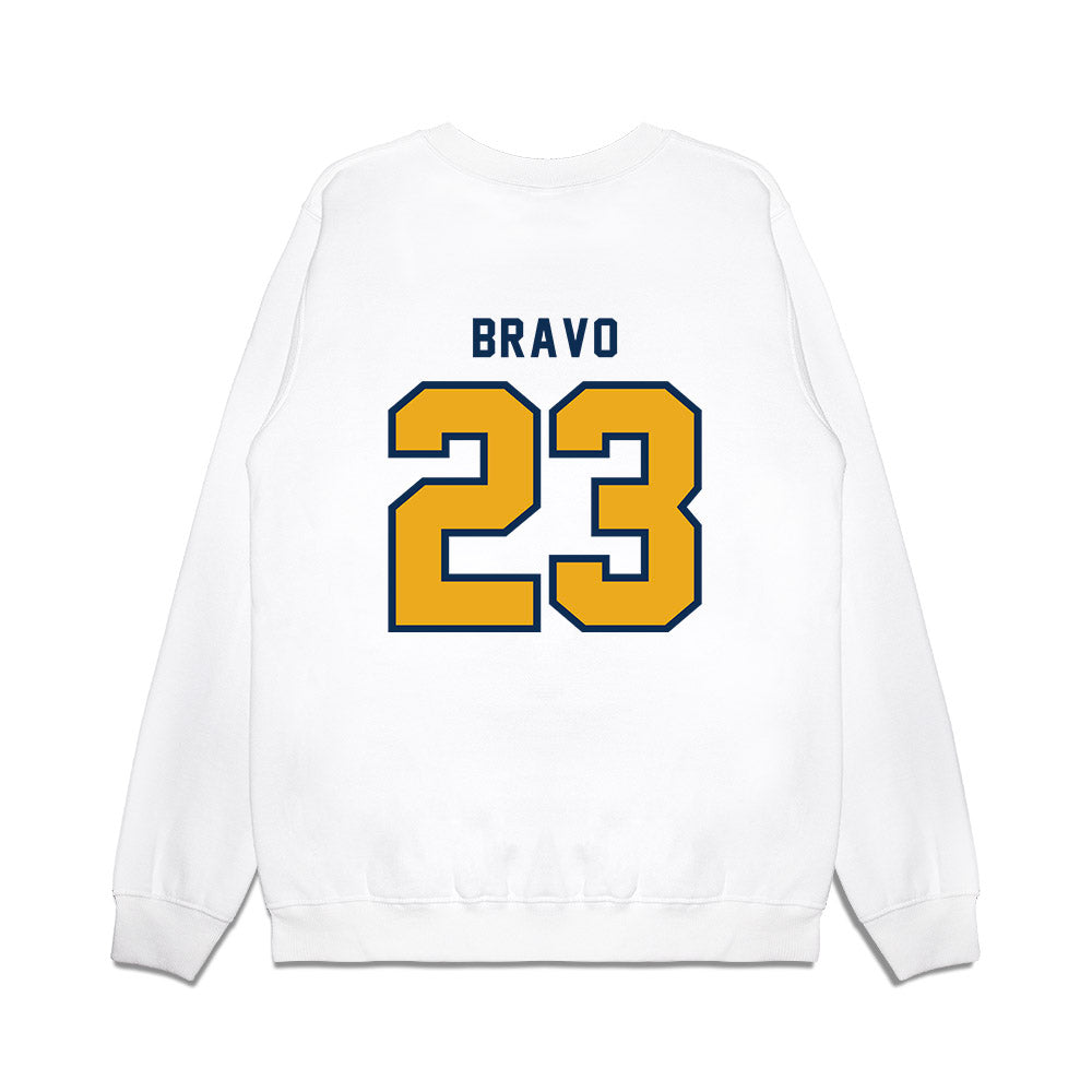 West Virginia - NCAA Baseball : Zach Bravo - Omaneers Premium Crewneck Sweatshirt-1