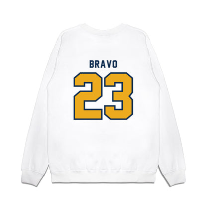 West Virginia - NCAA Baseball : Zach Bravo - Omaneers Premium Crewneck Sweatshirt-1