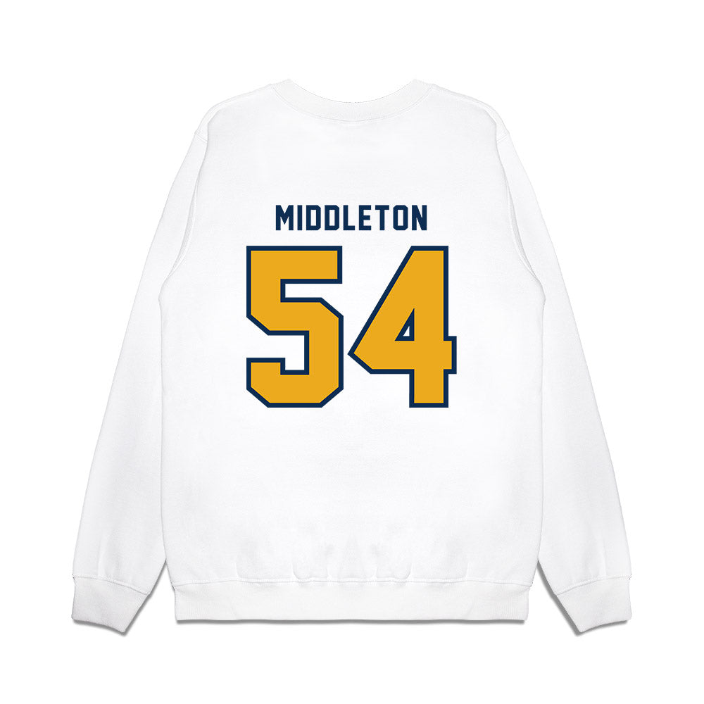 West Virginia - NCAA Baseball : Andrew Middleton - Omaneers Premium Crewneck Sweatshirt-1