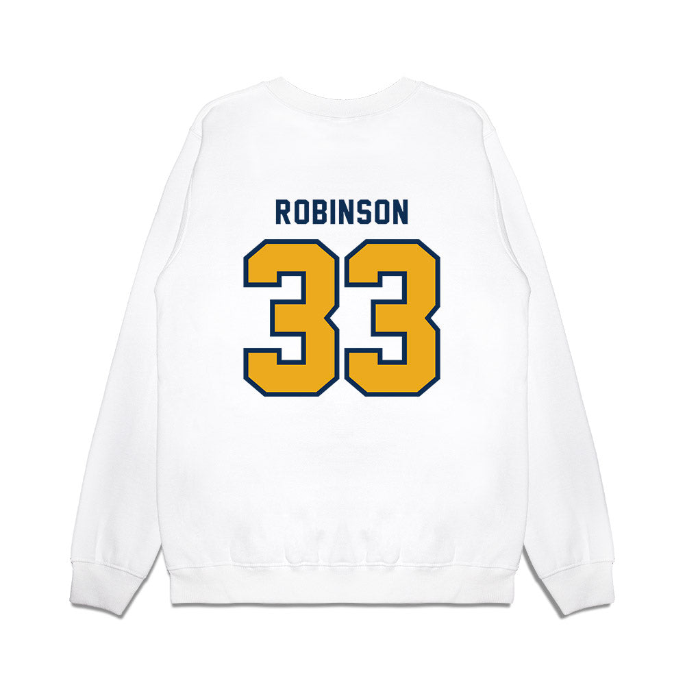 West Virginia - NCAA Baseball : Brayden Robinson - Omaneers Premium Crewneck Sweatshirt-1