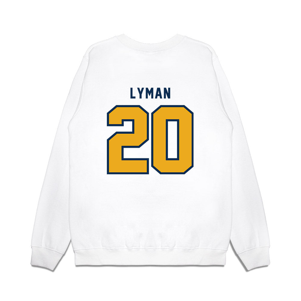 West Virginia - NCAA Baseball : Luke Lyman - Omaneers Premium Crewneck Sweatshirt-1