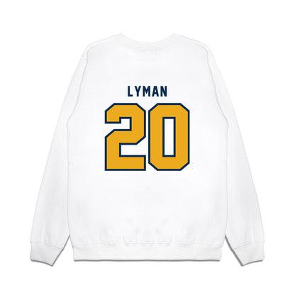 West Virginia - NCAA Baseball : Luke Lyman - Omaneers Premium Crewneck Sweatshirt-1