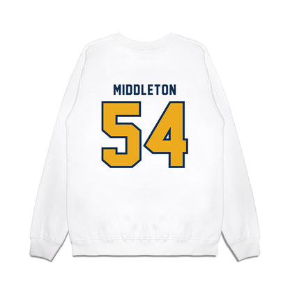 West Virginia - NCAA Baseball : Andrew Middleton - Omaneers Premium Crewneck Sweatshirt-1