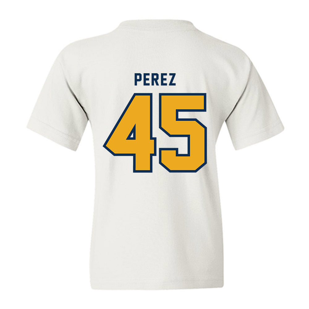 West Virginia - NCAA Baseball : David Perez - Omaneers Youth T-Shirt-1
