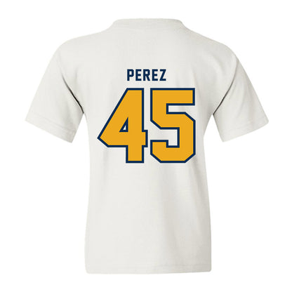 West Virginia - NCAA Baseball : David Perez - Omaneers Youth T-Shirt-1