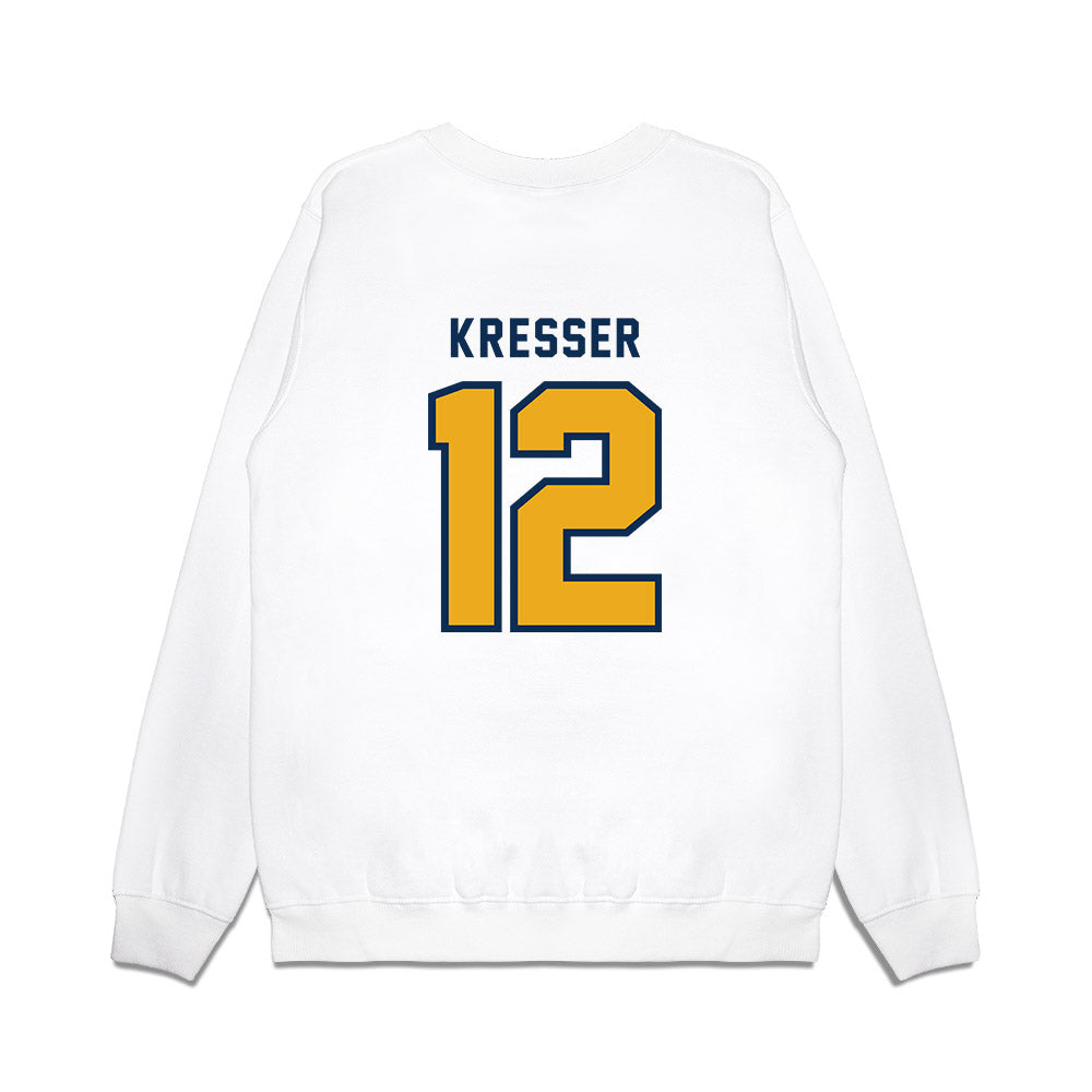 West Virginia - NCAA Baseball : Brodie Kresser - Omaneers Premium Crewneck Sweatshirt-1