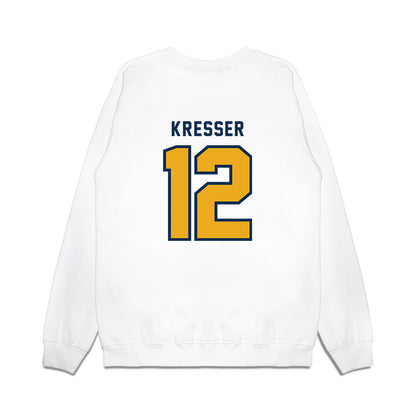 West Virginia - NCAA Baseball : Brodie Kresser - Omaneers Premium Crewneck Sweatshirt-1