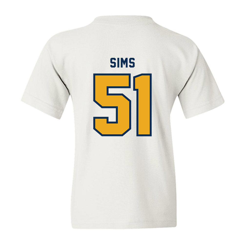 West Virginia - NCAA Baseball : Colton Sims - Omaneers Youth T-Shirt-1