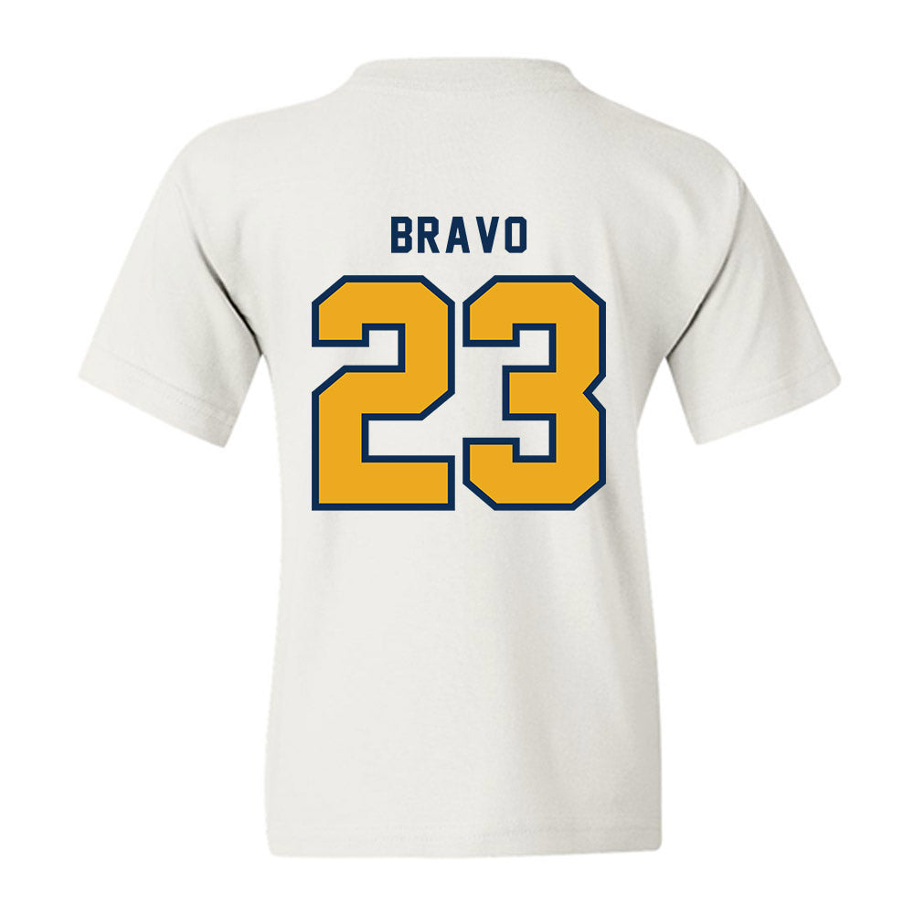 West Virginia - NCAA Baseball : Zach Bravo - Omaneers Youth T-Shirt-1
