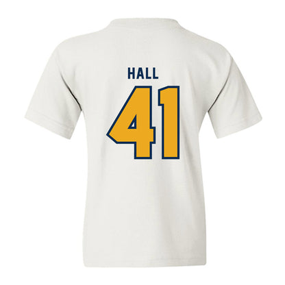 West Virginia - NCAA Baseball : Tyrus Hall - Omaneers Youth T-Shirt-1