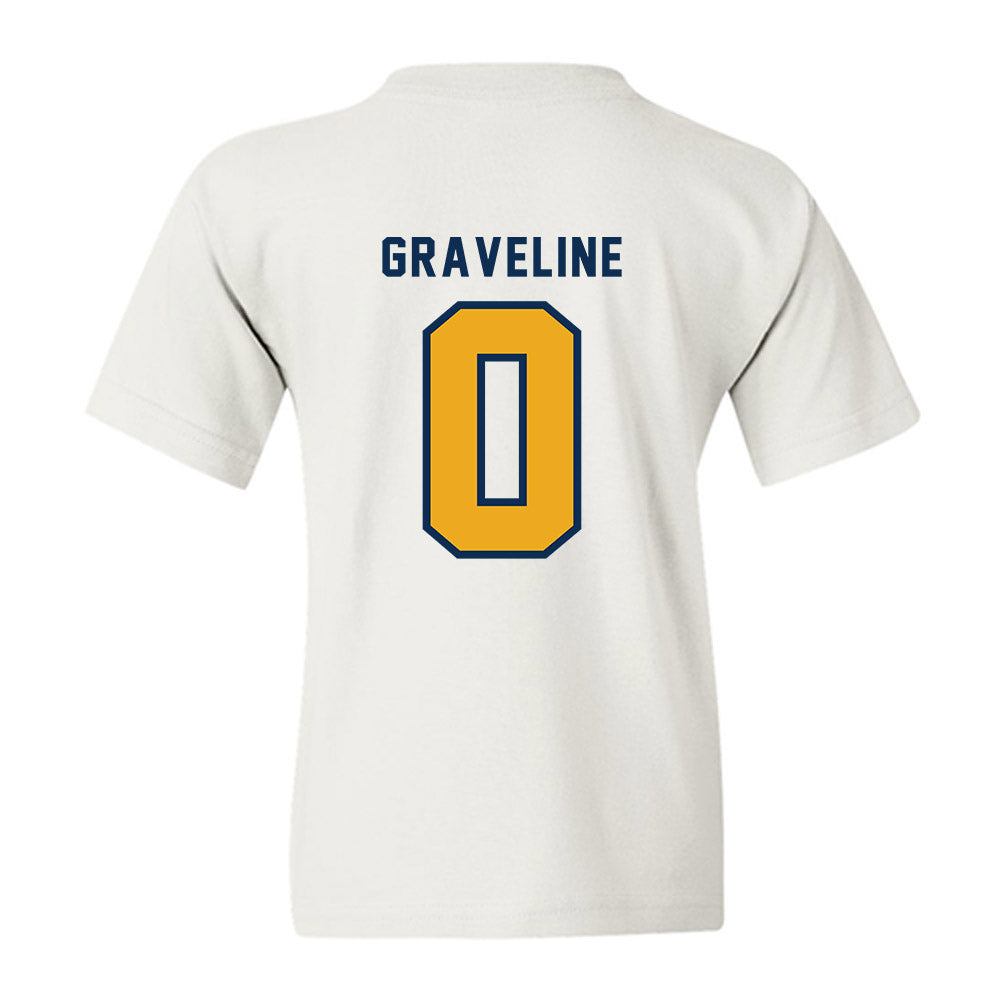 West Virginia - NCAA Baseball : Matthew Graveline - Omaneers Youth T-Shirt-1