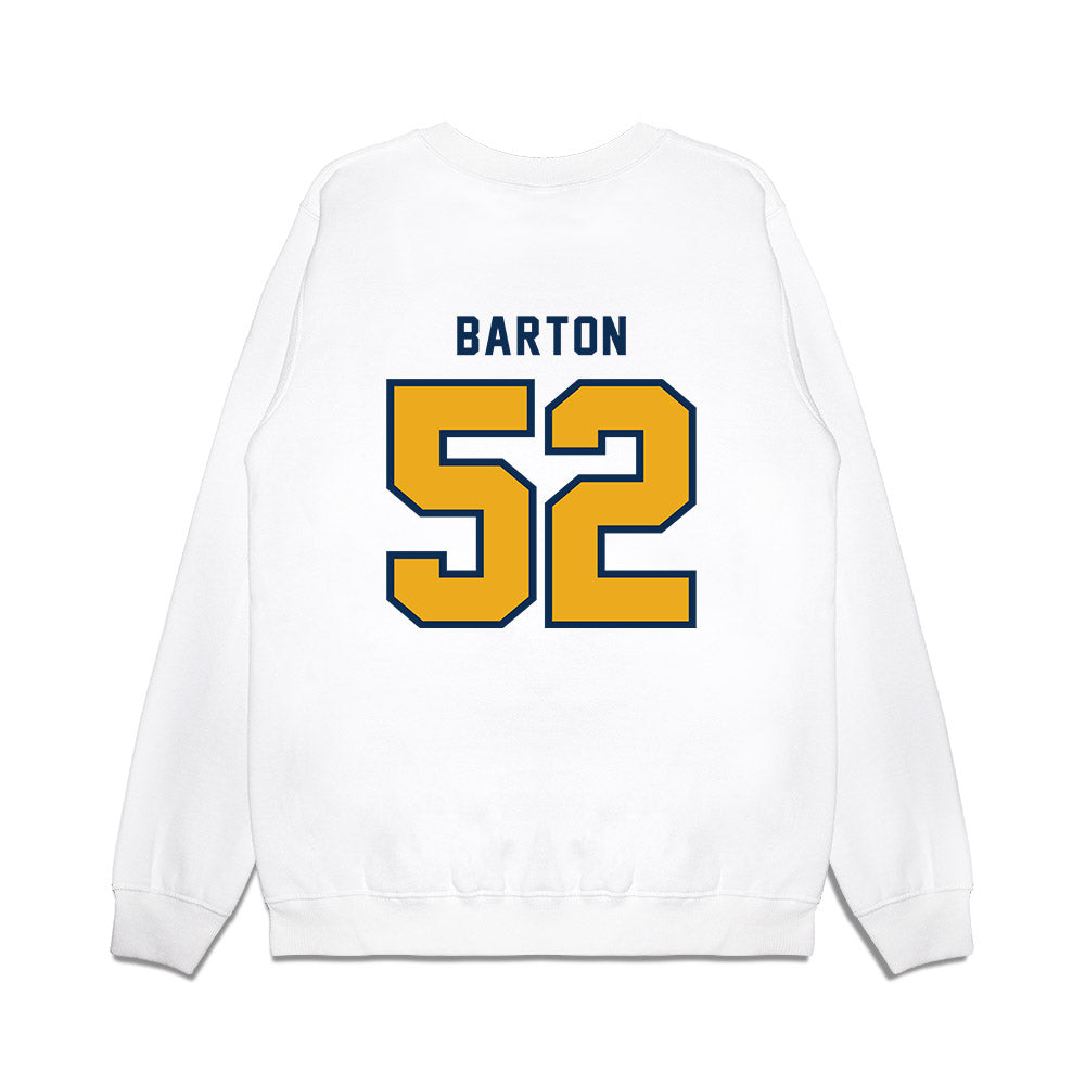 West Virginia - NCAA Baseball : Slade Barton - Omaneers Premium Crewneck Sweatshirt-1