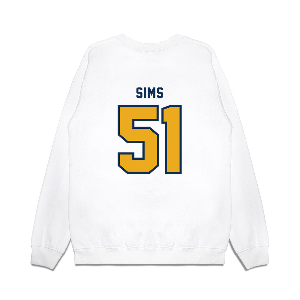 West Virginia - NCAA Baseball : Colton Sims - Omaneers Premium Crewneck Sweatshirt-1