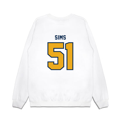 West Virginia - NCAA Baseball : Colton Sims - Omaneers Premium Crewneck Sweatshirt-1