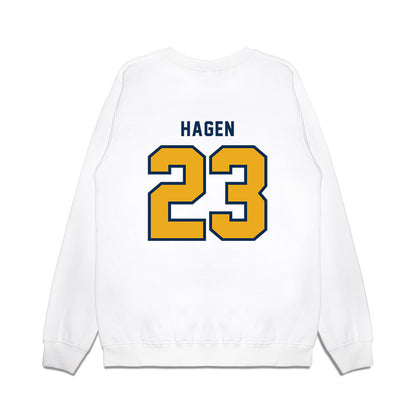 West Virginia - NCAA Baseball : David Hagen - Omaneers Premium Crewneck Sweatshirt-1