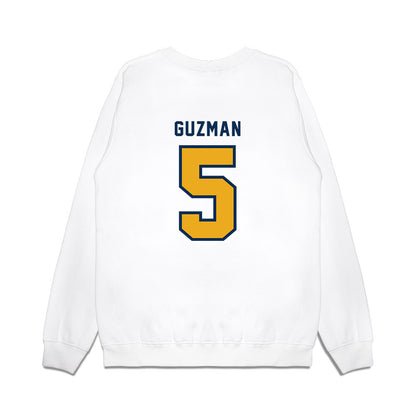 West Virginia - NCAA Baseball : Armani Guzman - Omaneers Premium Crewneck Sweatshirt-1