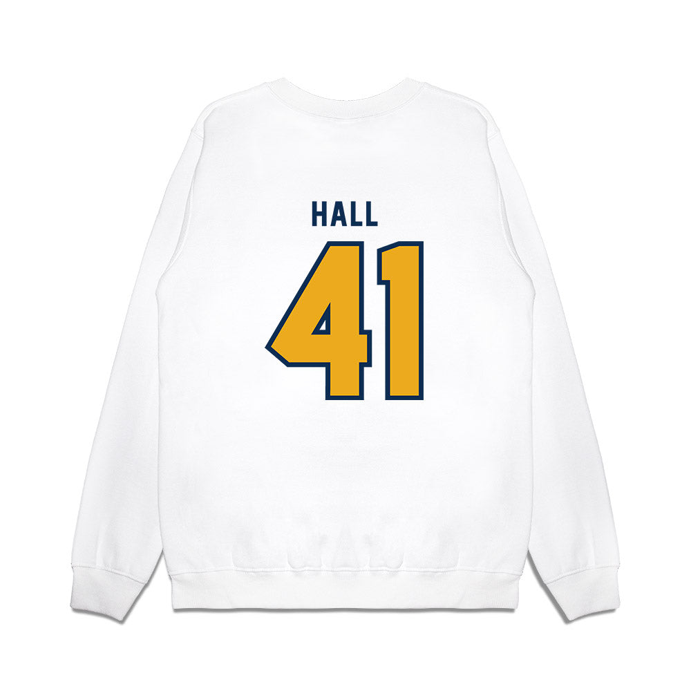 West Virginia - NCAA Baseball : Tyrus Hall - Omaneers Premium Crewneck Sweatshirt-1