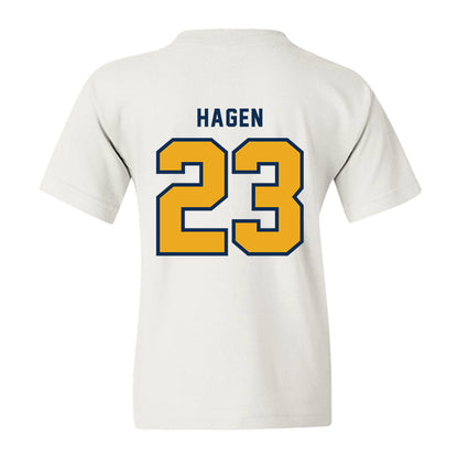 West Virginia - NCAA Baseball : David Hagen - Omaneers Youth T-Shirt-1