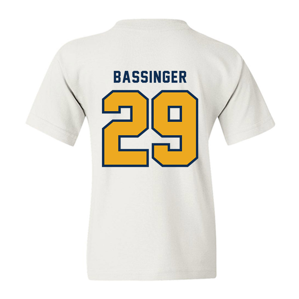 West Virginia - NCAA Baseball : Reese Bassinger - Omaneers Youth T-Shirt-1