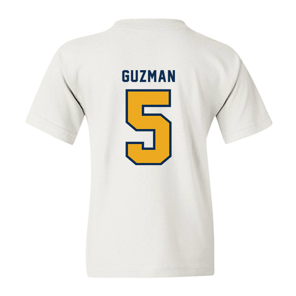 West Virginia - NCAA Baseball : Armani Guzman - Omaneers Youth T-Shirt-1