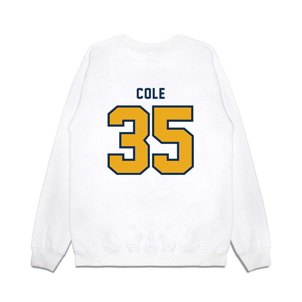 West Virginia - NCAA Baseball : Chansen Cole - Omaneers Premium Crewneck Sweatshirt-1