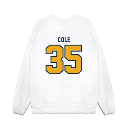 West Virginia - NCAA Baseball : Chansen Cole - Omaneers Premium Crewneck Sweatshirt-1