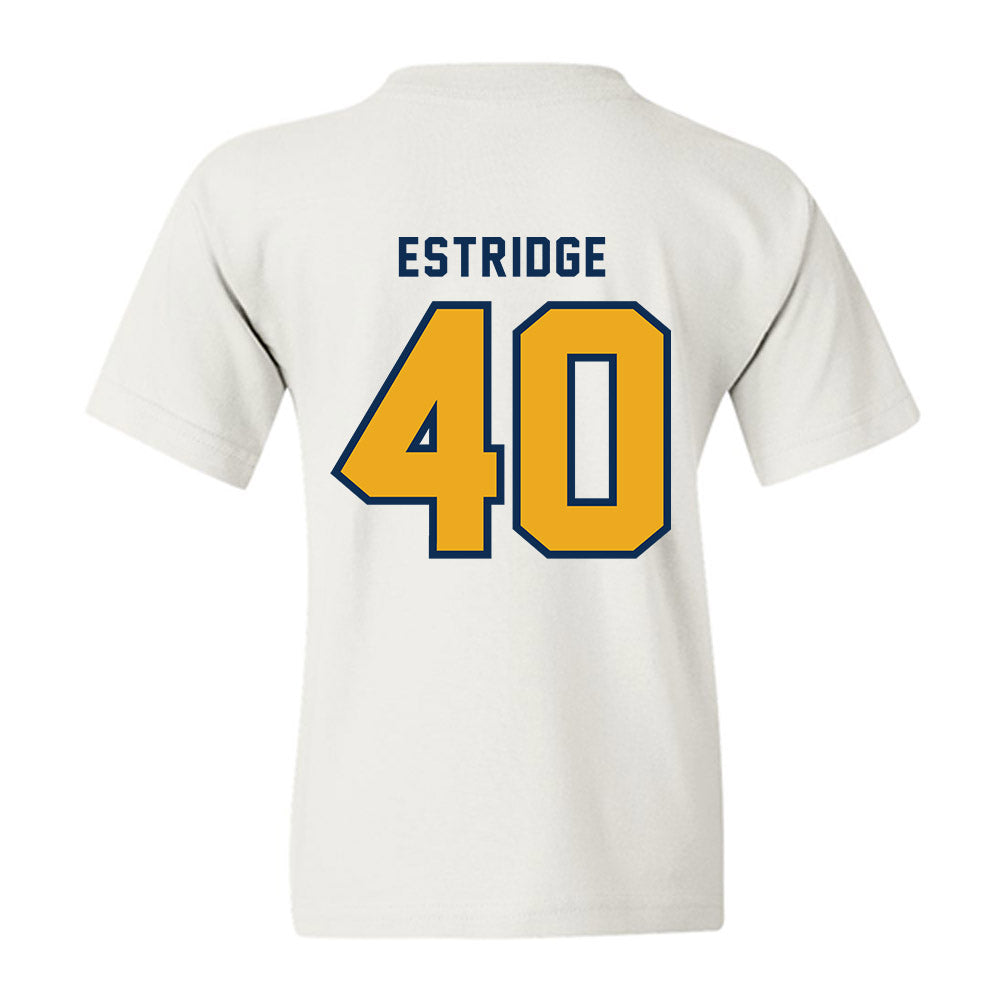 West Virginia - NCAA Baseball : Carson Estridge - Omaneers Youth T-Shirt-1