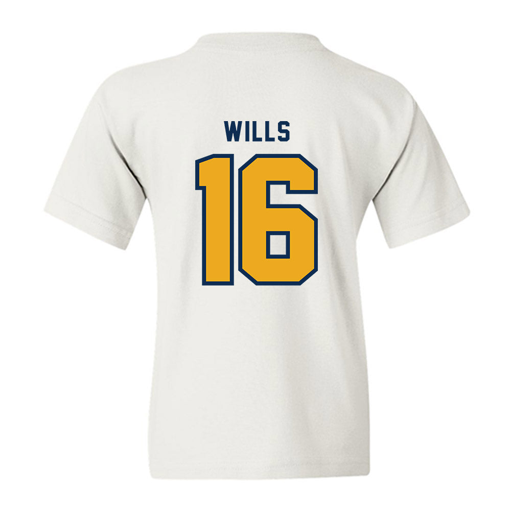 West Virginia - NCAA Baseball : Brock Wills - Omaneers Youth T-Shirt-1