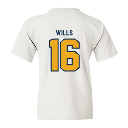West Virginia - NCAA Baseball : Brock Wills - Omaneers Youth T-Shirt-1