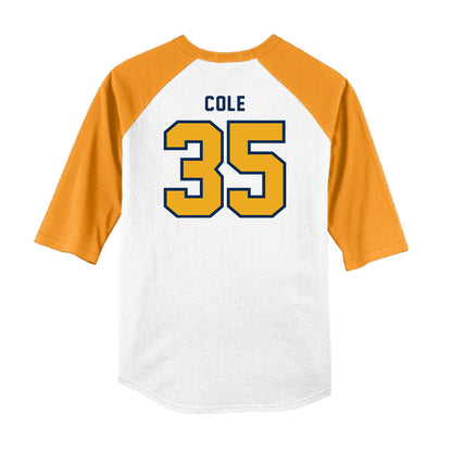 West Virginia - NCAA Baseball : Chansen Cole - Raglan Shirt-1
