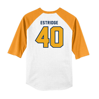 West Virginia - NCAA Baseball : Carson Estridge - Raglan Shirt-1