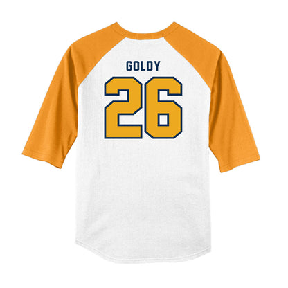 West Virginia - NCAA Baseball : Sean Goldy - Raglan Shirt-1