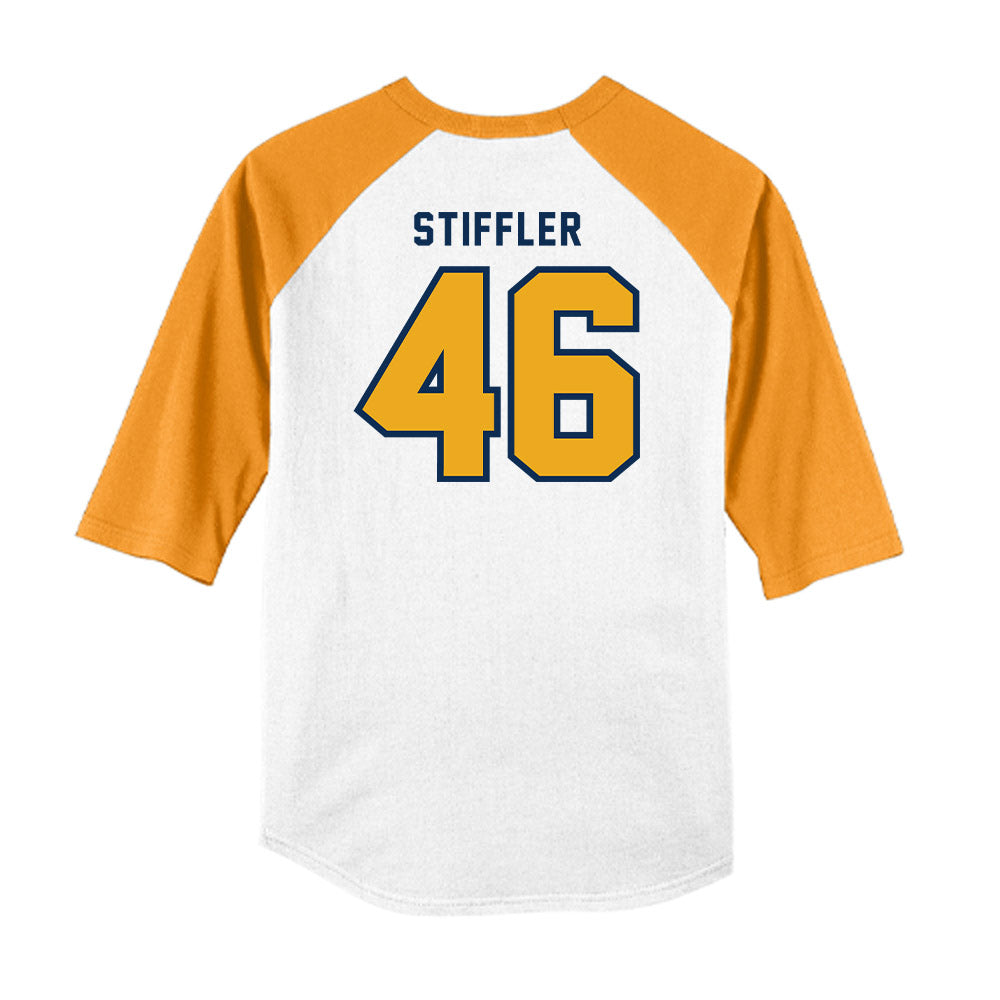West Virginia - NCAA Baseball : Mac Stiffler - Raglan Shirt-1