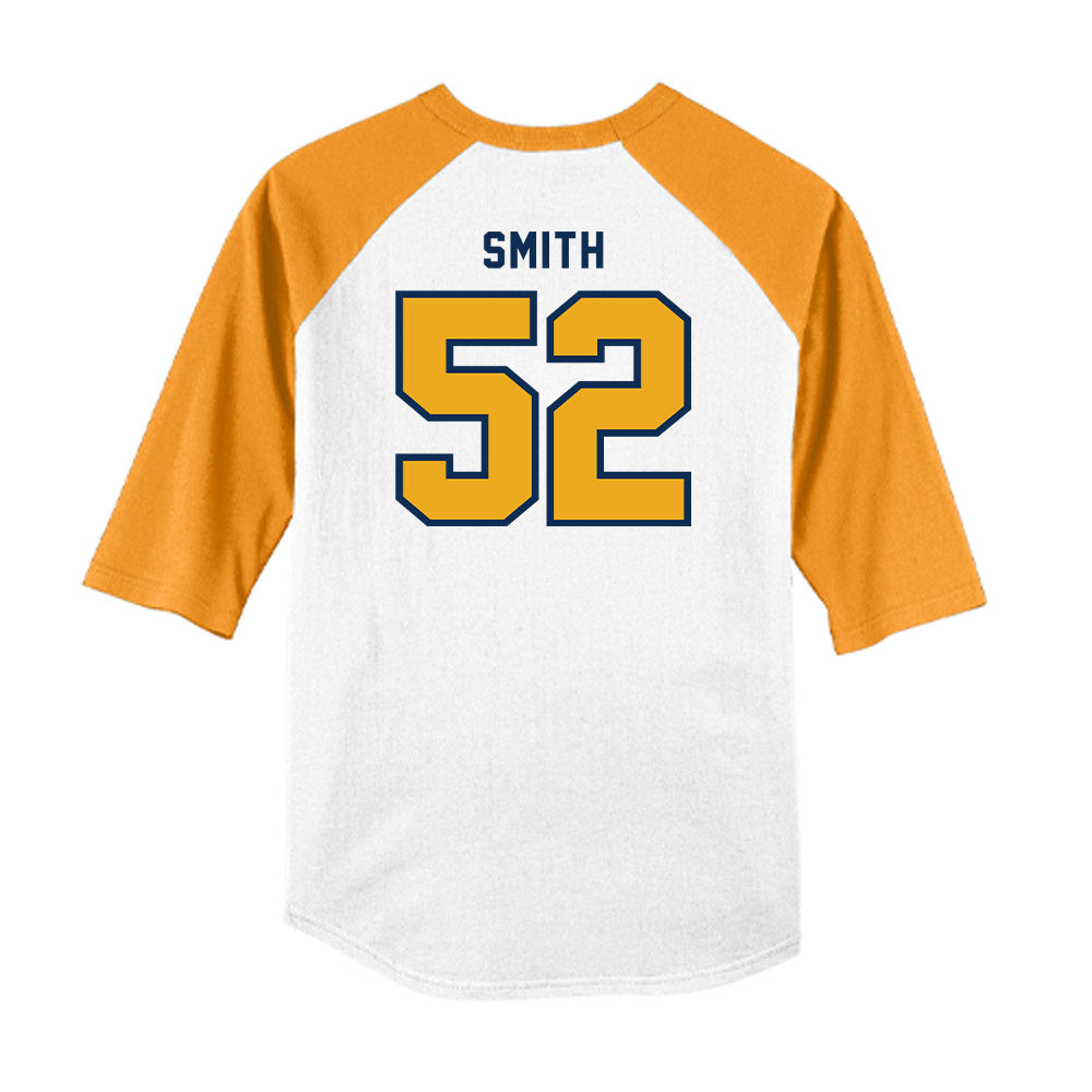 West Virginia - NCAA Baseball : Weston Smith - Raglan Shirt-1