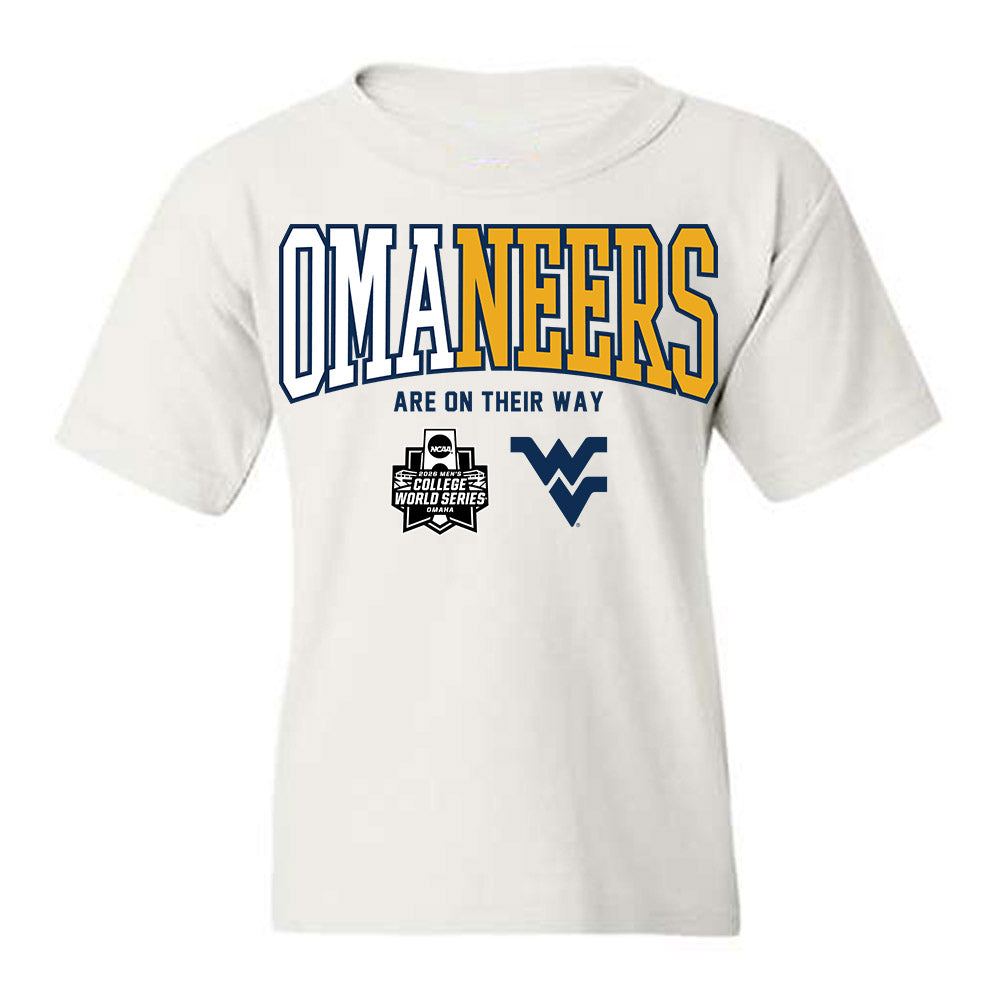 West Virginia - NCAA Baseball : Maxwell Molessa - Omaneers Youth T-Shirt-0