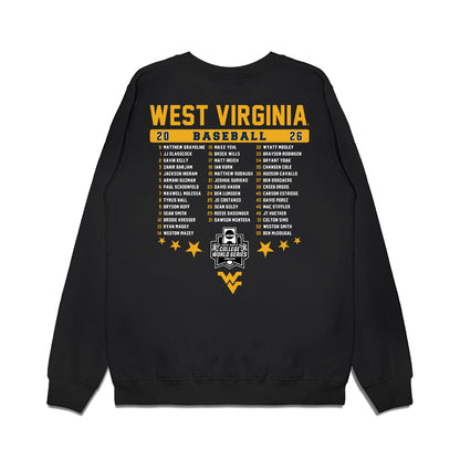 West Virginia - NCAA Baseball : Omaha Bound Roster List Premium Crewneck Sweatshirt-1