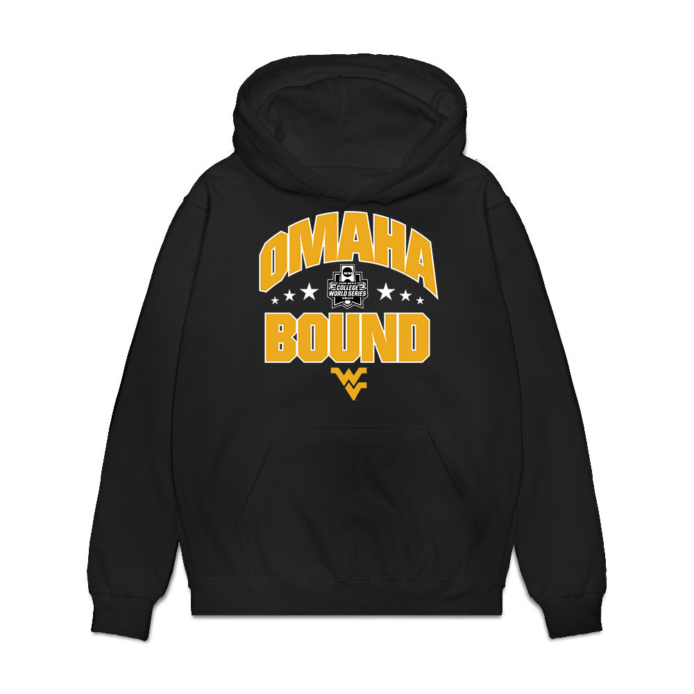 West Virginia - NCAA Baseball : Omaha Bound Roster List Premium Hooded Sweatshirt-0