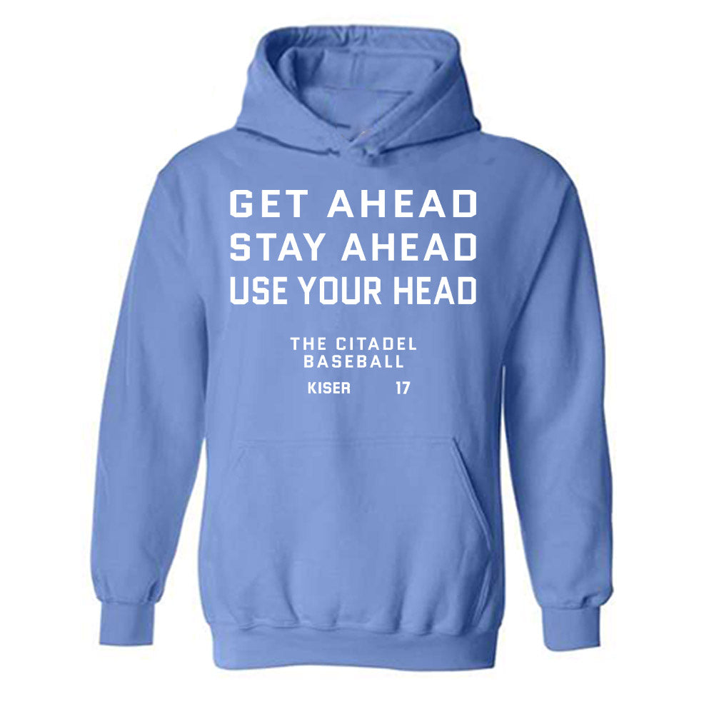The Citadel - NCAA Baseball : Kaden Kiser - Sports Shersey Hooded Sweatshirt-0