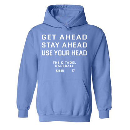 The Citadel - NCAA Baseball : Kaden Kiser - Sports Shersey Hooded Sweatshirt-0
