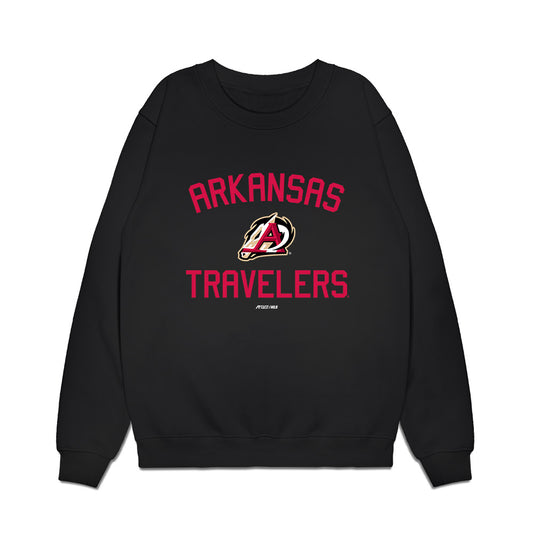 Arkansas Travs - MILB Baseball : Michael Morales - Premium Crewneck Sweatshirt-0